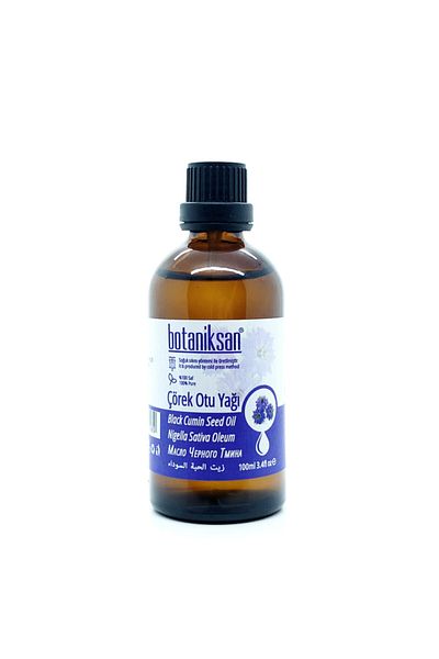 botaniksan 100ml Cold Pressed - Pure, Natural, No Additives Black Cumin Oil
