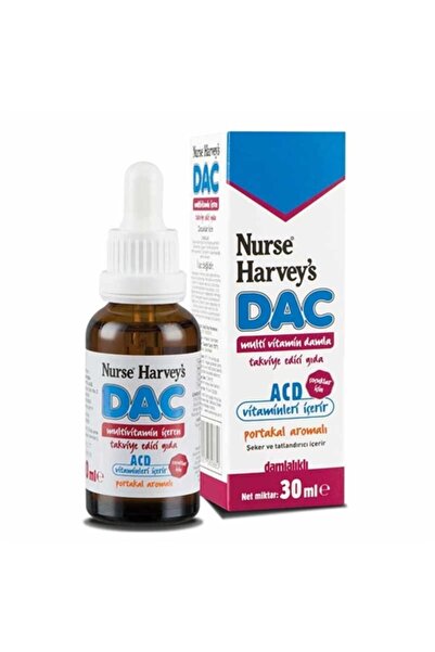 Nurse Harvey's Dac Multi Vitamin Damla Portakal Aromalı 30ml