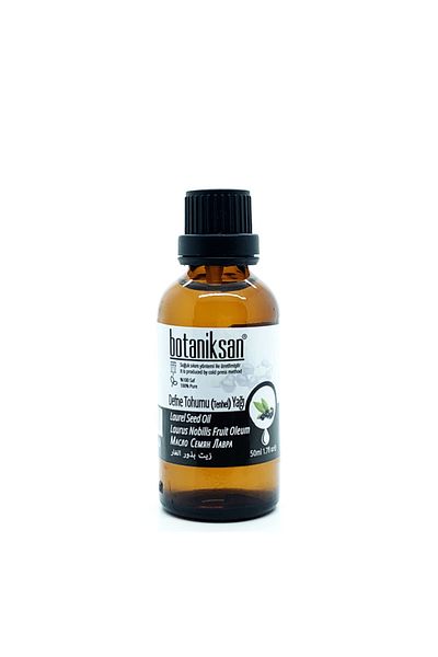 botaniksan Bay Seed Oil 50ml - Cold Pressed, Pure, Natural and Additive-Free