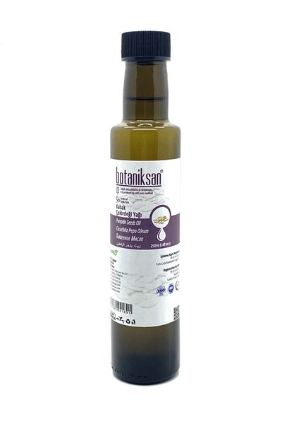 botaniksan 250 ml Cold Pressed Pumpkin Seed Oil - Pure, Natural and Additive-Free