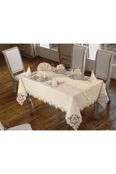 bursa çeyiz 26 Piece Linen Dining Set