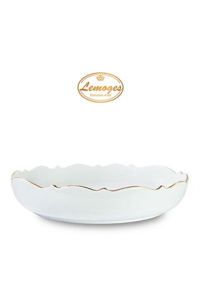 çerçi Lemoges Porcelain Round Serving Plate