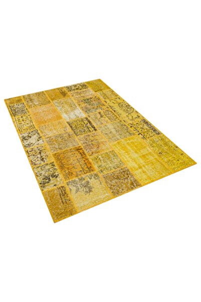 Sempati halı Klasik Modern Patchwork Eskitme Halı 120 X 180 Cm 5640