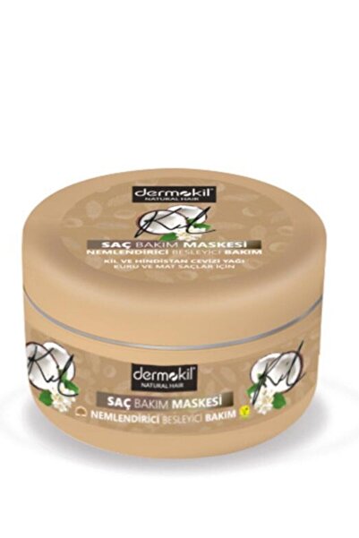 Dermokil Kil Ve Hindistan Cevizli Saç Bakım Maskesi 300 Gr. Nemlendirici Ve B...