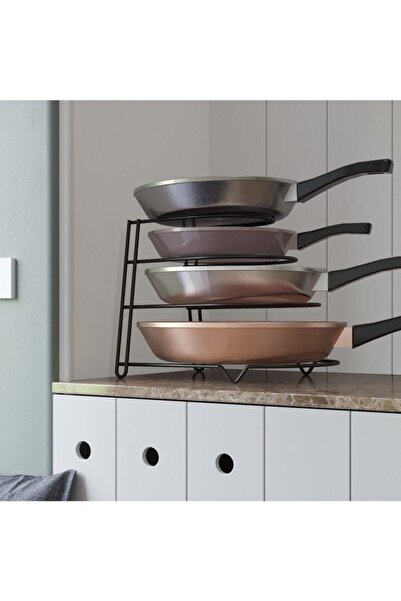 Genel Markalar 4 Katlı Metal Organizer Tava Rafı