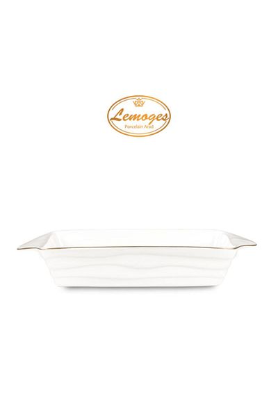 çerçi Lemoges Porcelain Square Deep Serving Plate