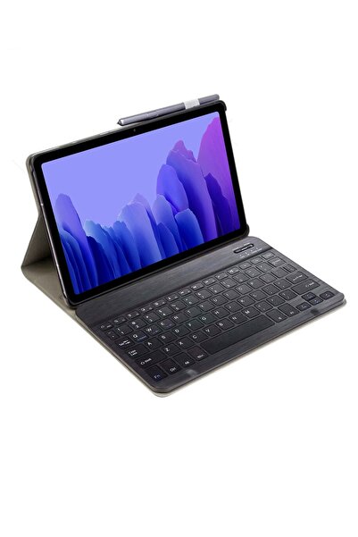 Microcase Samsung Galaxy Tab A7 T500 T505 T507 2020 10.4 Bluetooth Klavyeli Standlı Kılıf - Bkk1