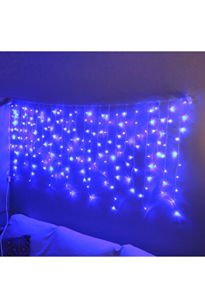 Sunlight Saçak Led Işık Perde Aydınlatma 2m Iç Sarkıt Yılbaşı Süsü Mavi