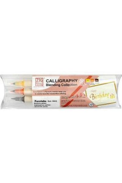 Zig Calligraphy Pen Double Tip 3400 Set of 3