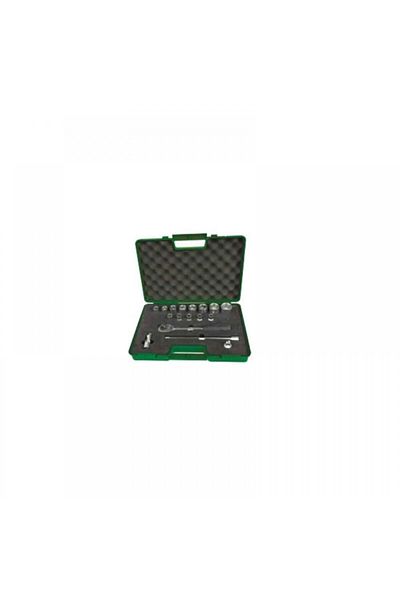İzeltaş Elta 1/2'' Six Corner Socket Wrench Set 17 Pieces