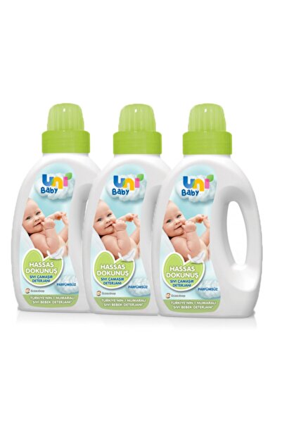 Uni Baby Hassas Dokunuş Çamaşır Deterjanı 1000 ml X 3 Adet