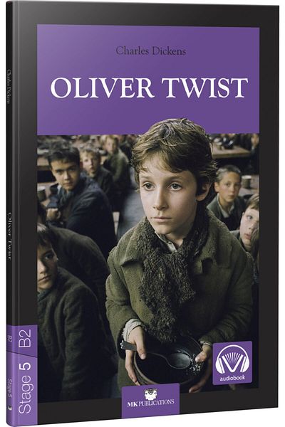 MK Publications Turkish Language Reading Book: Oliver Twist - Karakod Dinlemeli