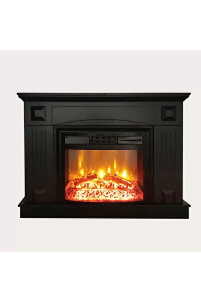 Genel Markalar 1800w Dekoratif Şömine – Siyah Renk, 900/1800w, Led Alev Efekti