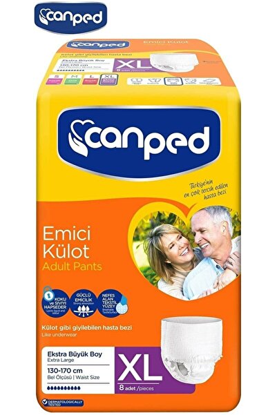 Canped Emici Külot Büyük Boy Hasta Bezi Extra Large 8li