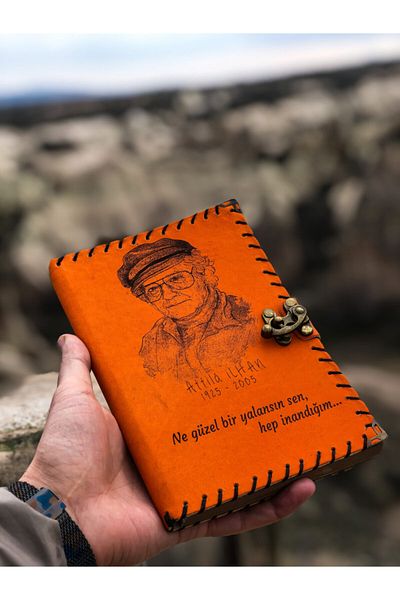 zarif atölye Atila Ilhan Handmade Leather Notebook