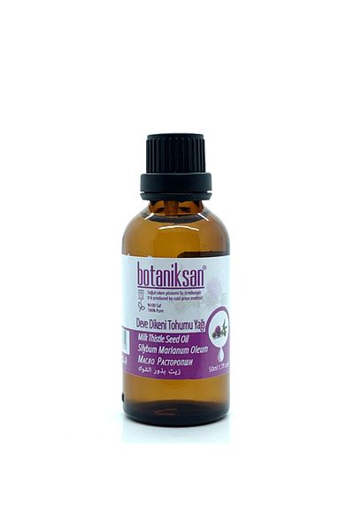 botaniksan 50ml Milk Thistle Seed Oil - Cold Pressed, Pure, Natural and Additive-Free