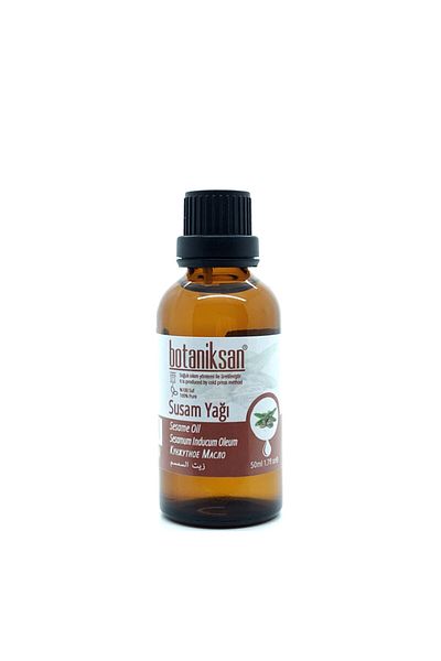 botaniksan 50ml Sesame Oil - Cold Pressed, Pure, Natural, No Additives