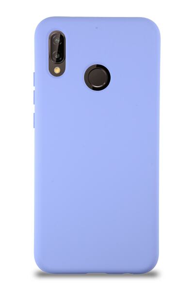 CaseArt Huawei P20 Lite Kapak Içi Kadife Lansman Silikon Kılıf - Lila