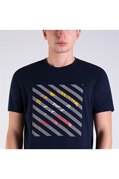 PAUL&SHARK Ανδρικό πλεκτό μπλουζάκι C.w. Βαμβάκι