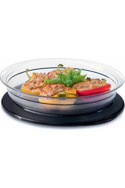 Loyansbk Tupperware Crystaline Serving Container Cookie Container Cake Container Black Storage Container