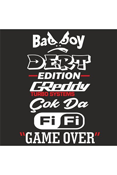 Carmind مجموعة ملصقات السيارات للنافذة الخلفية موديل 2