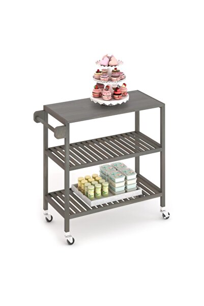 Genel Markalar Interbuild Masif Akasya,holger Mutfak Servis Arabası,799x349x8...