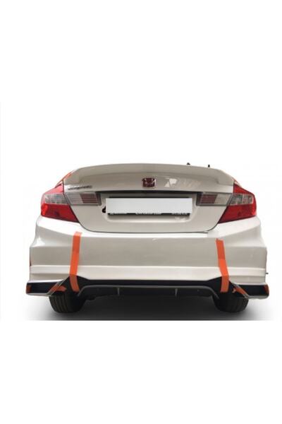 SML Dizayn Honda Civic Fb7 Egzoz Görünümlü Arka-bodykit-difizör-ek Plastik Bo...