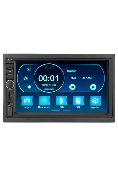 Mikado Mc-x200d 7 Tft Usb-sd-bluetooth Geri Vites Kameralı Double Dın 4*50w M...
