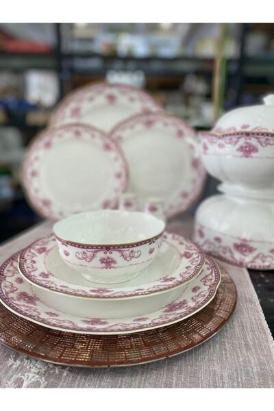 Royal Ambrosıa Pink 73 Parça Yemek Takımı