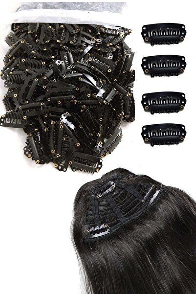 PRODİVA Wig, Snap, Hairpiece, Half Moon, Bangs Small Clips 80/ 100 Gr Black P...