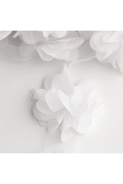 BarokBonbon Laser Cut Organza Fabric Rose 9,15 μέτρα 120 τεμάχια λουλούδια – Τεχνητό λουλούδι διακόσμηση, επιτραπέζιο στολίδι, φόντο – τεχνητό