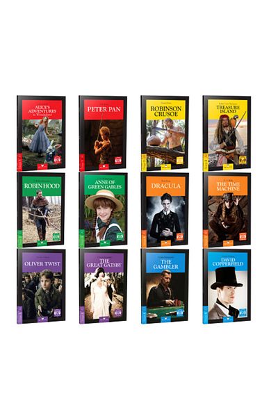 MK Publications Readers Mixed English Story Set - 12 Books - Stage 1.2.3.4.5.6 - Qr Code Listening