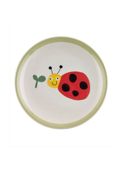 Paşabahçe 3 Piece Ladybug Ceramic Food Set