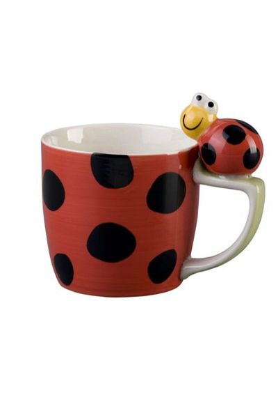 Paşabahçe 3 Piece Ladybug Ceramic Food Set