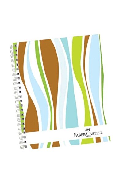 Faber Castell Faber Sert Kapak Sep.3+1 Dalgalar Defter 80Gr 400307 /