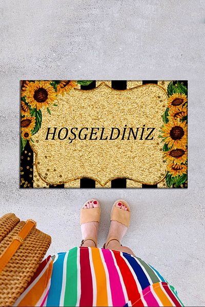 Chilai Home Pvc Our Love Non-Slip Base Interior and Exterior Door Front Mats