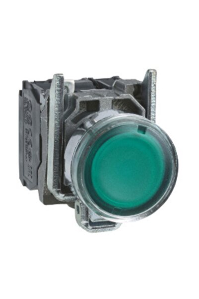 Schneider Electric Schneider XB4BW3365, Yeşil Işıklı Yaylı Buton, 1NA-1NK