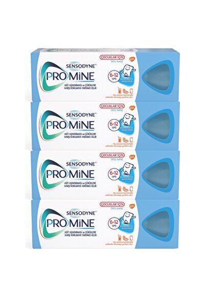 Sensodyne Promine Çocuk Diş Macunu 50 Ml X 4 Adet