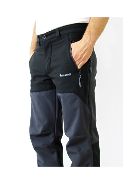 Mudwill Erkek Gri Outdoor Kışlık Softshell Pantolon