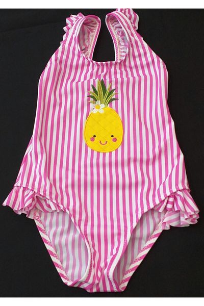 Sunsurf Girl's Swimsuit Pink