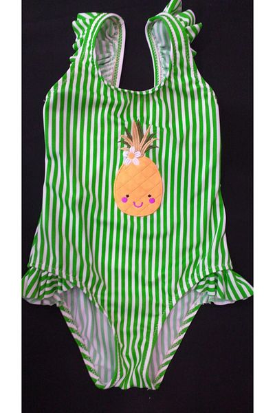 Sunsurf Girls' Swimsuit Green