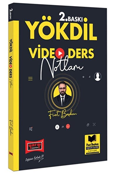 Yargı Yayınları Yökdil Video Ders Notları 2. Baskı