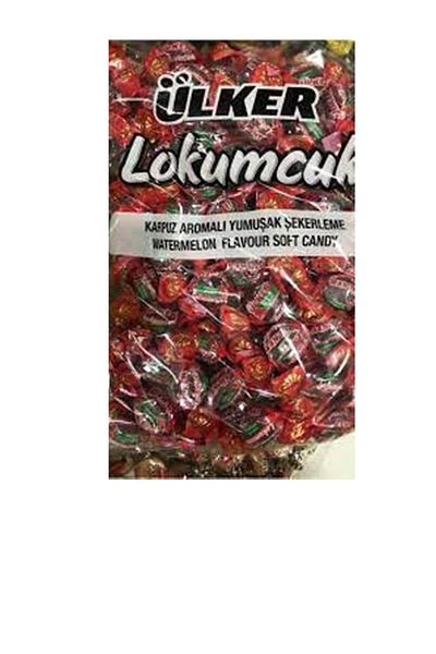 Ülker Turkish Delight Watermelon Flavored Soft Confectionery 1 kg