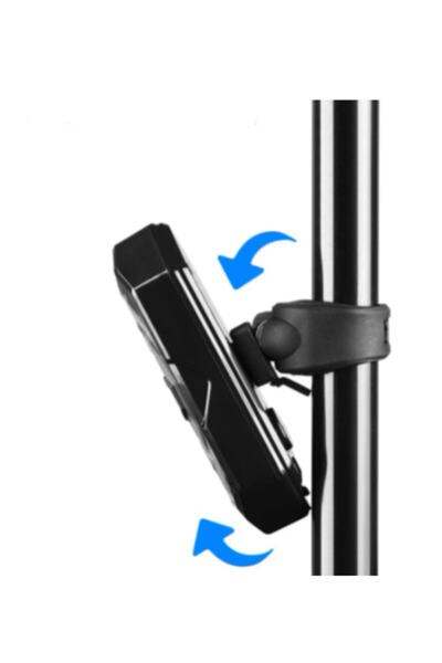 Asroya 5 Modlu Su Geçirmez Usb Led Şarjlı Sinyal Kablosuz Kumandalı Bisiklet - Scooter Arka Işık