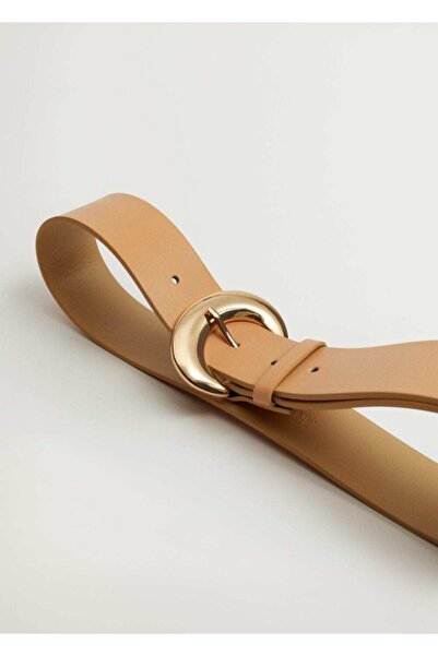 MANGO Woman Beige Women's Belt