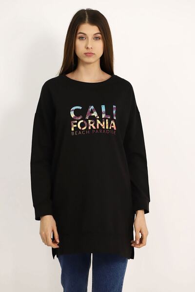 GABRİA Hanorac imprimat cu șliț lateral