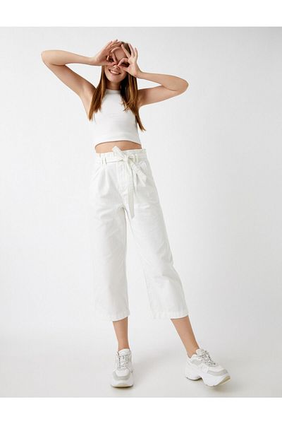 Koton Women's White Jeans