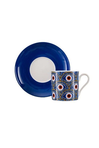 Paşabahçe 4 Piece Turkish Coffee Set for 2 People 110cc