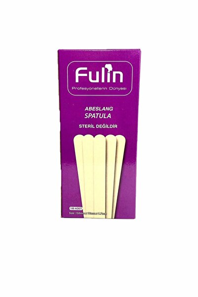 FULİN Ahşap Ağda Spatula 100'lü