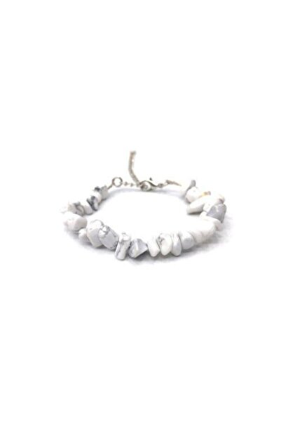 Vip-Aksesuar سوار الحجر الطبيعي Howlite